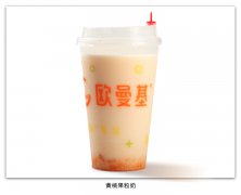黄桃果粒奶
